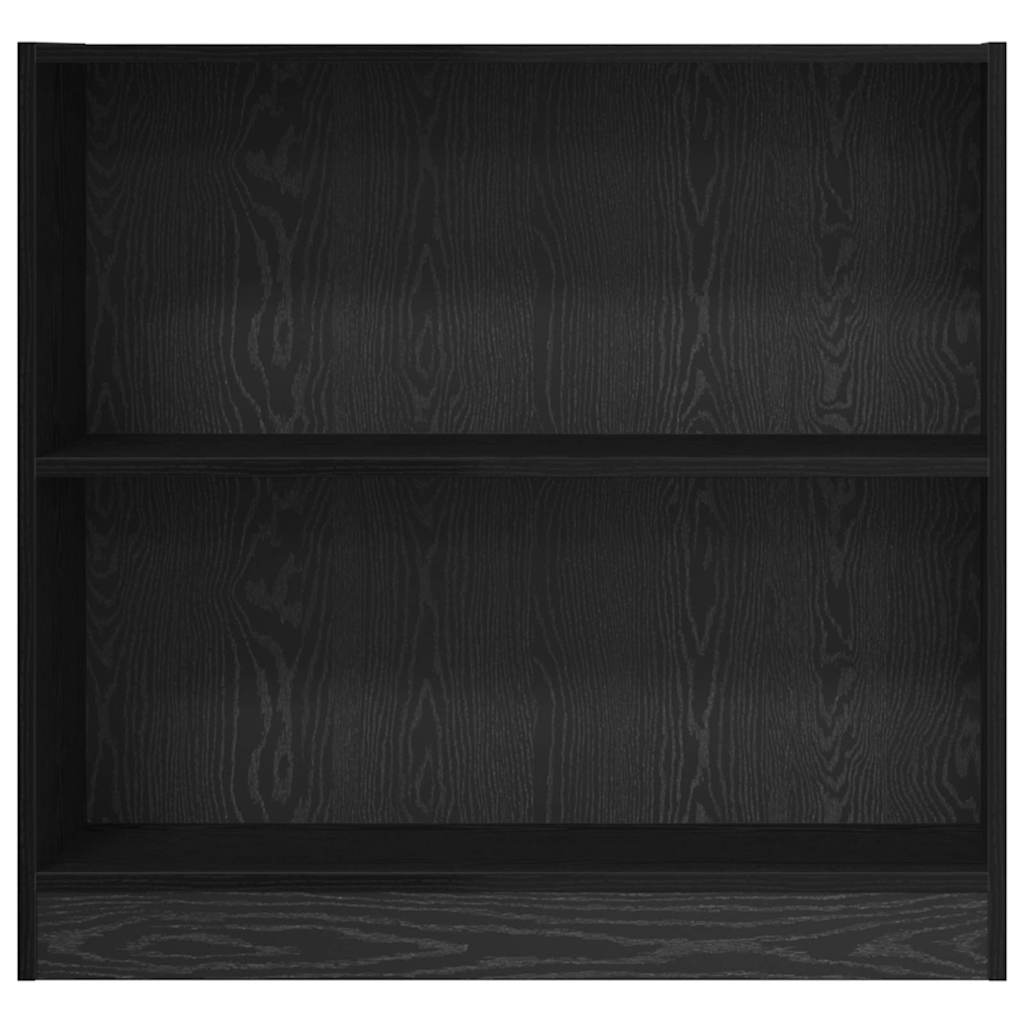 Bücherregal Schwarz Eichen-Optik 80 x 24 x 109 cm Holzwerkstoff