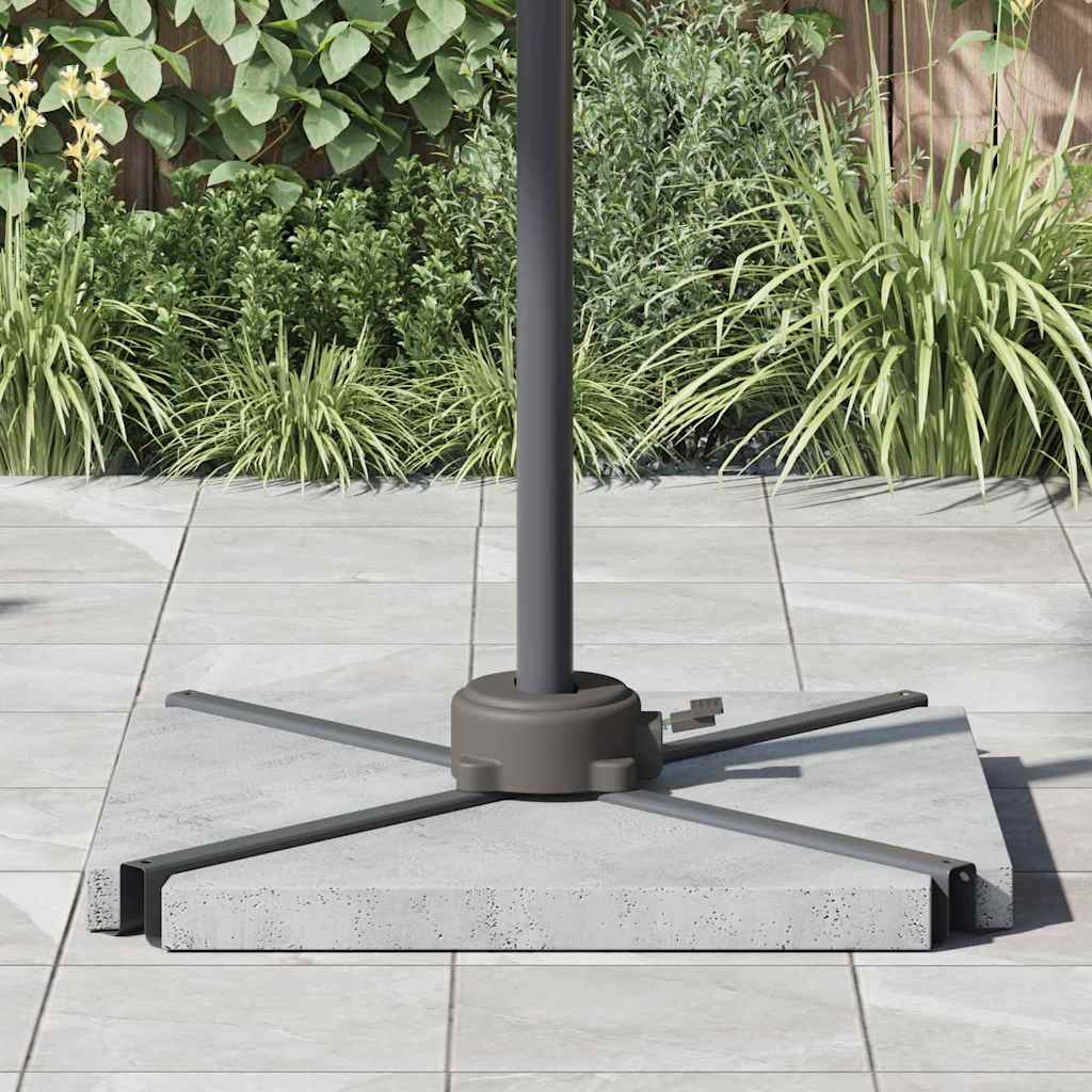 Sonnenschirmständer Silber 23 x 14 x 6 cm