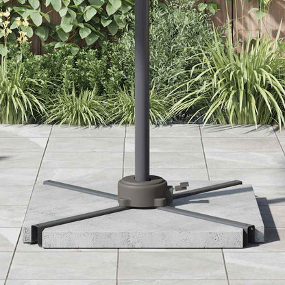 Sonnenschirmständer Silber 23 x 14 x 6 cm