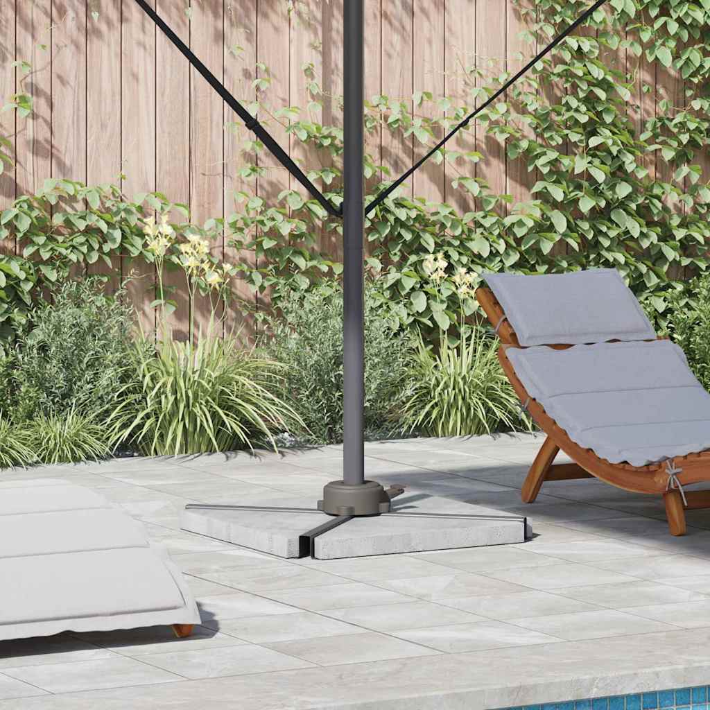 Sonnenschirmständer Silber 23 x 14 x 6 cm