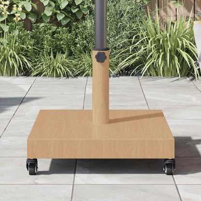 Sonnenschirmständer für den Außenbereich Helles Holz