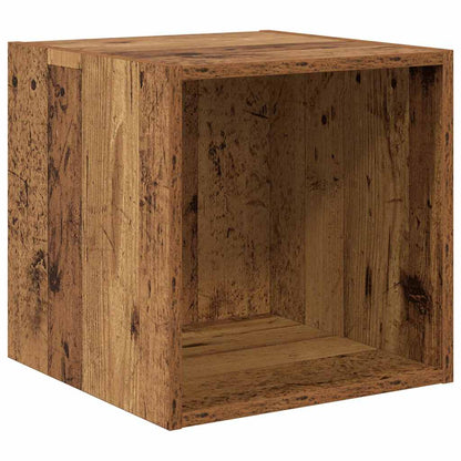 Wandschrank 2 pcs Altholz 37 x 37 x 37 cm Holzwerkstoff
