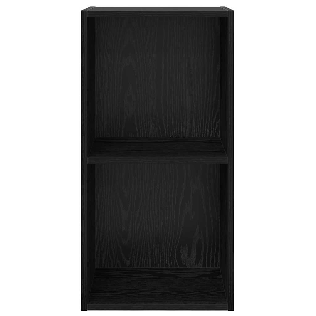 TV-Schrankset Wandmontiert Schwarz Eichen-Optik 37 x 37 x 72 cm