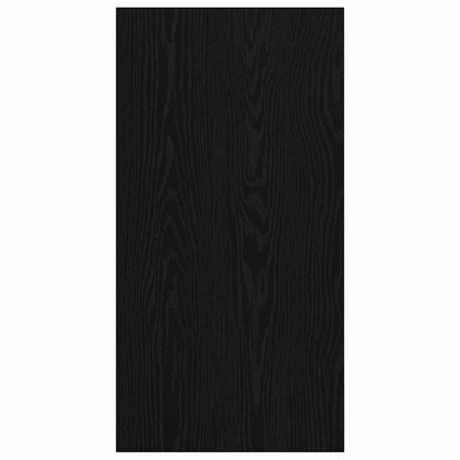 TV-Schrankset Wandmontiert Schwarz Eichen-Optik 37 x 37 x 72 cm