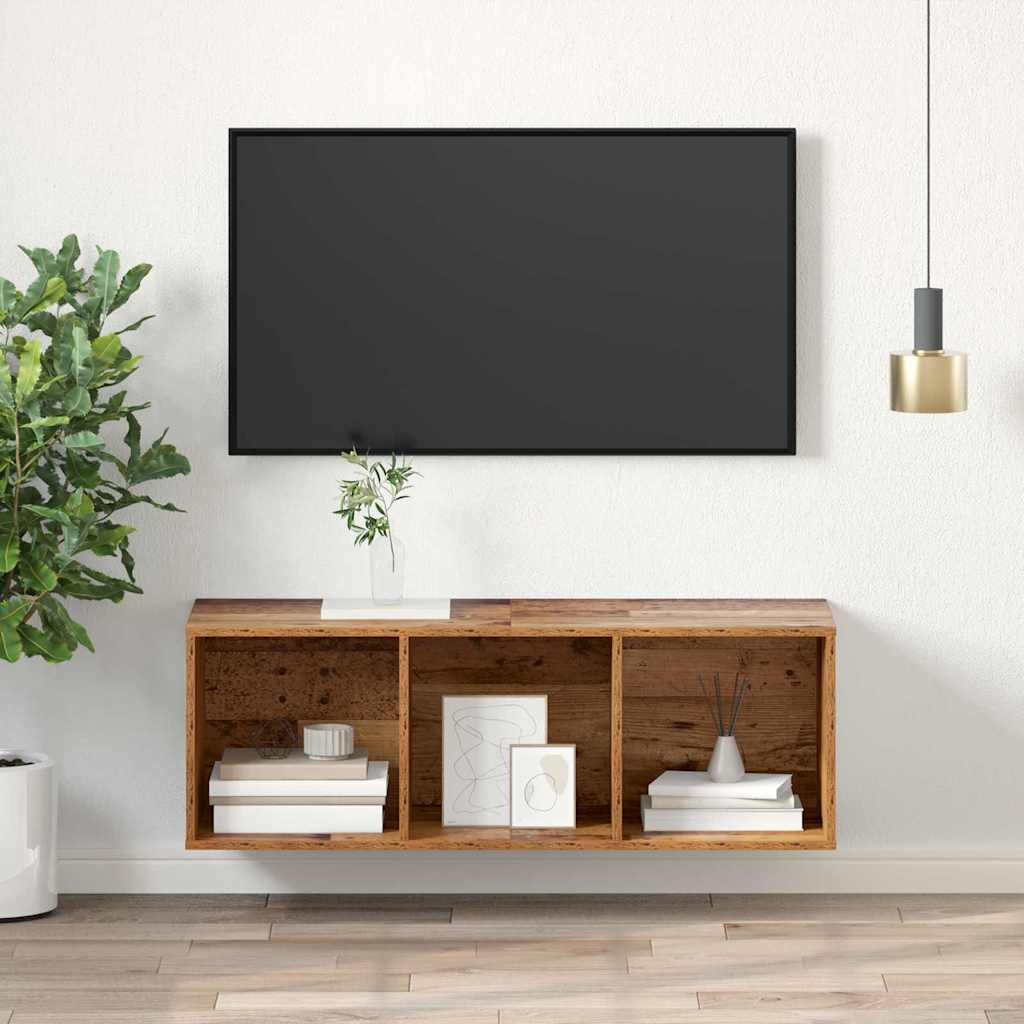 TV-Schrankset Altholz 37 x 37 x 107 cm Holzwerkstoff