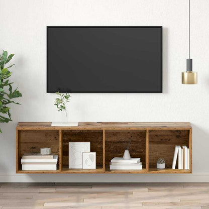 TV-Schrankset Altholz 37 x 37 x 142,5 cm Holzwerkstoff