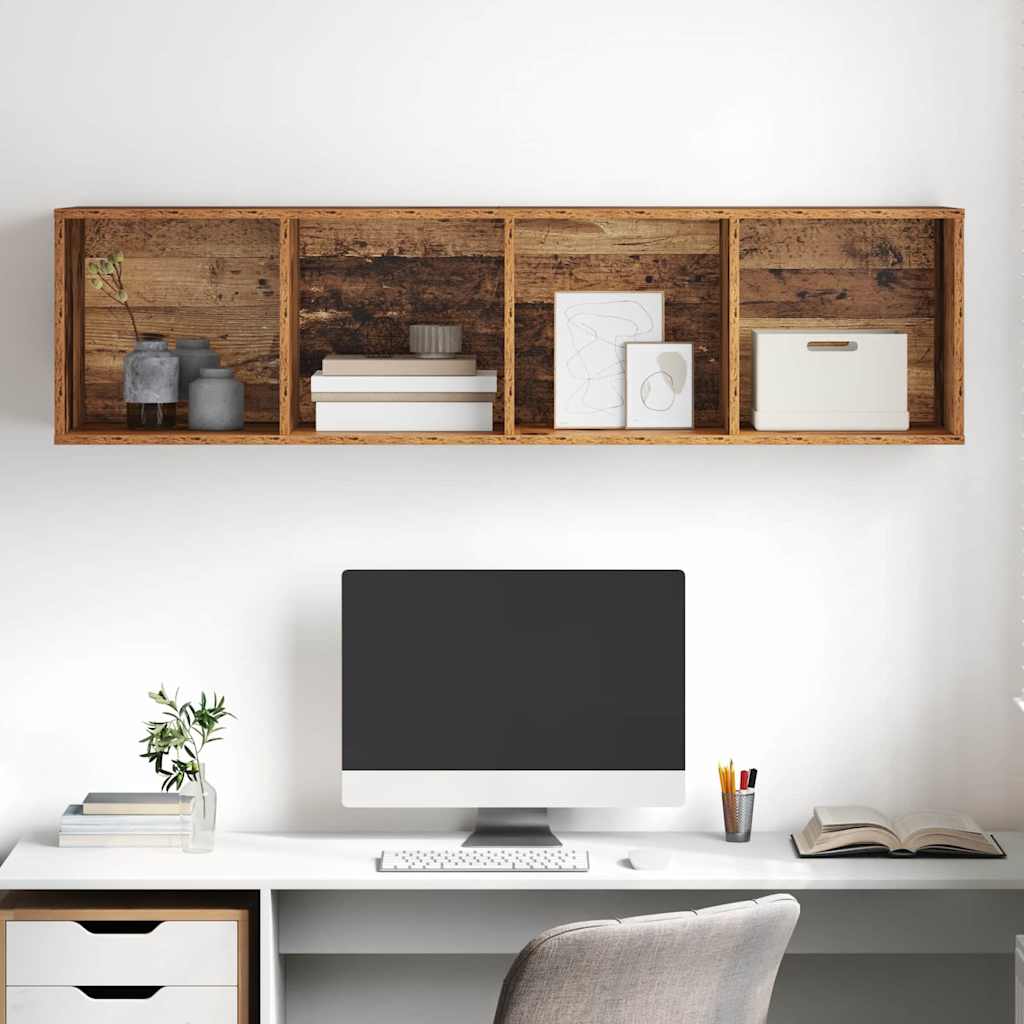 TV-Schrankset Altholz 37 x 37 x 142,5 cm Holzwerkstoff