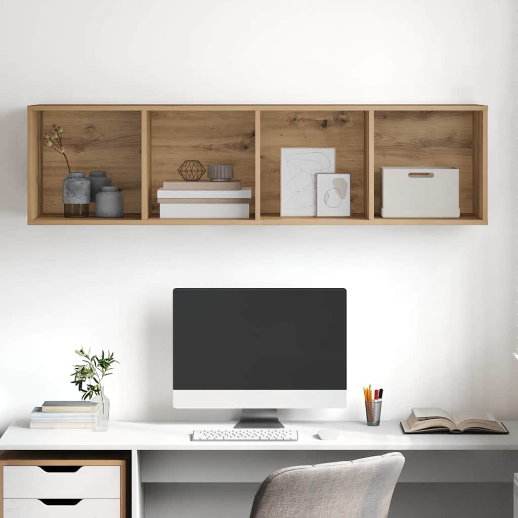 TV-Schrankset Artisan-Eiche 37 x 37 x 142,5 cm Holzwerkstoff