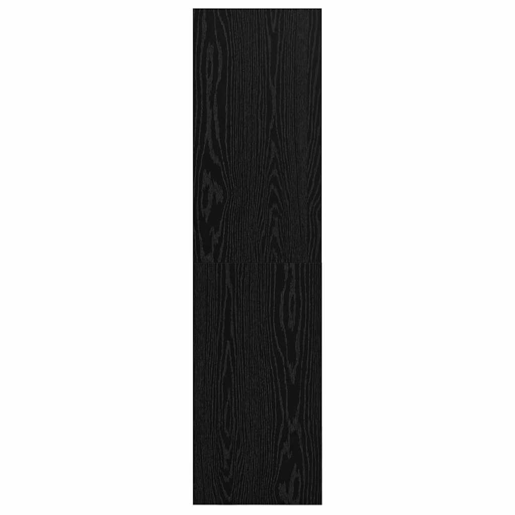 TV-Schrankset Schwarz Eichen-Optik 37 x 37 x 142,5 cm