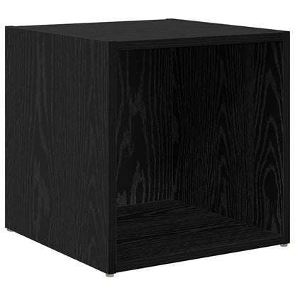 TV-Schrankset 2 pcs Schwarz 37 x 35 x 37,5 cm Holzwerkstoff