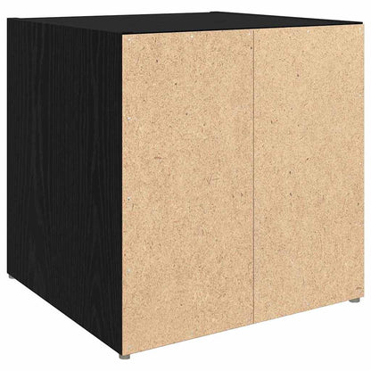 TV-Schrankset 2 pcs Schwarz 37 x 35 x 37,5 cm Holzwerkstoff