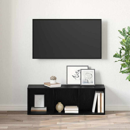 TV-Schrankset Schwarz 72 x 35 x 37 cm Holzwerkstoff
