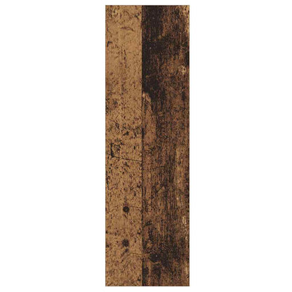 Wandschuhschrank mit Regal Wandmontiert Altholz Holzwerkstoff