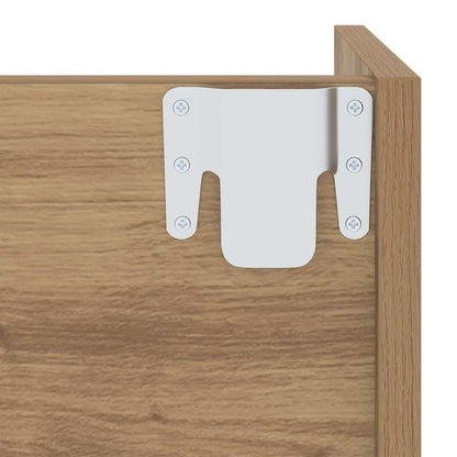 Wandschuhschrank mit Regal Artisan-Eiche Holzwerkstoff