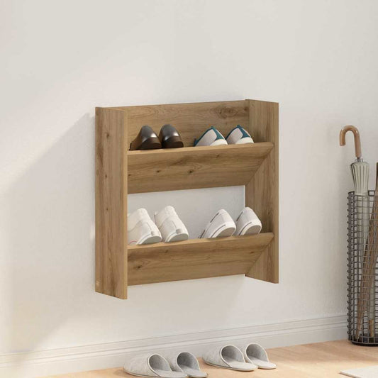 Wandschuhschrank mit Regal Artisan-Eiche Holzwerkstoff