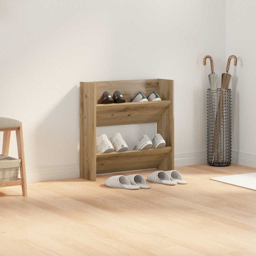 Wandschuhschrank mit Regal Artisan-Eiche Holzwerkstoff