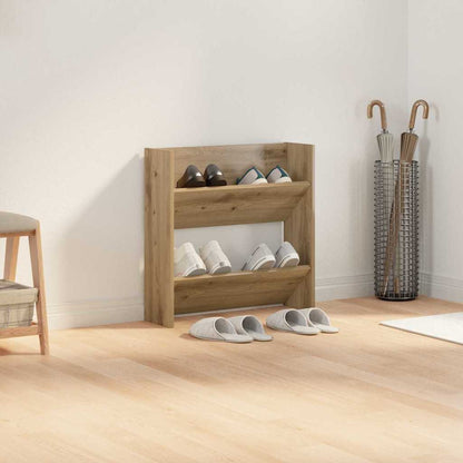 Wandschuhschrank mit Regal Artisan-Eiche Holzwerkstoff