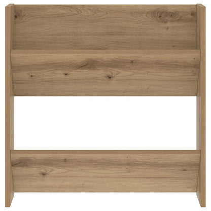 Wandschuhschrank Artisan-Eiche 60 x 18 x 60 cm Holzwerkstoff
