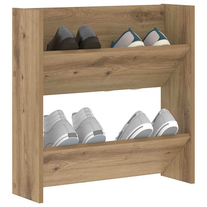 Wandschuhschrank mit Regal Artisan-Eiche Holzwerkstoff