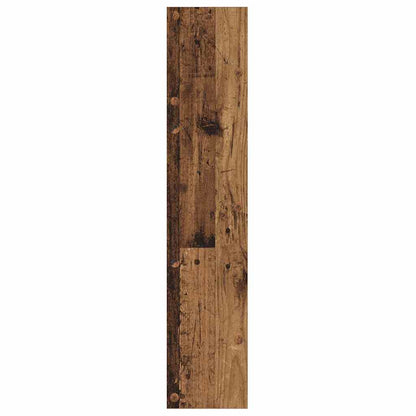 Wandschuhschrank mit Regal Wandmontiert Altholz Holzwerkstoff