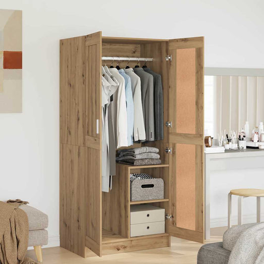 Kleiderschrank Artisan-Eiche 82,5 x 51,5 x 180 cm Holzwerkstoff