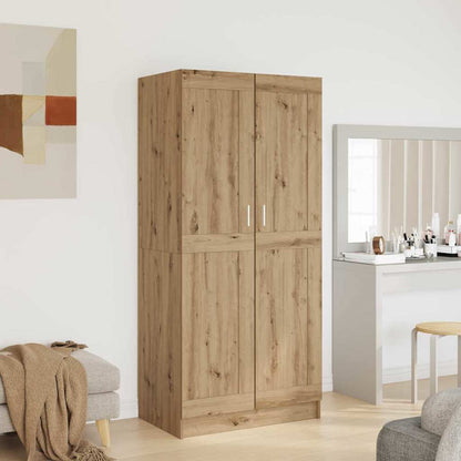 Kleiderschrank Artisan-Eiche 82,5 x 51,5 x 180 cm Holzwerkstoff
