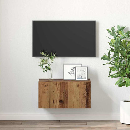 TV-Schrankset Wandmontiert Braun 60 x 30 x 30 cm Holzwerkstoff