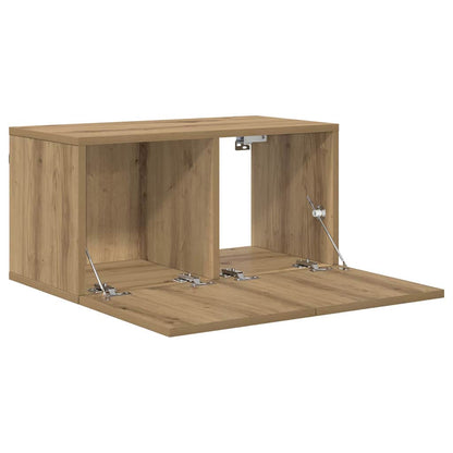 TV-Schrankset Wandmontiert Braun 60 x 30 x 30 cm Holzwerkstoff