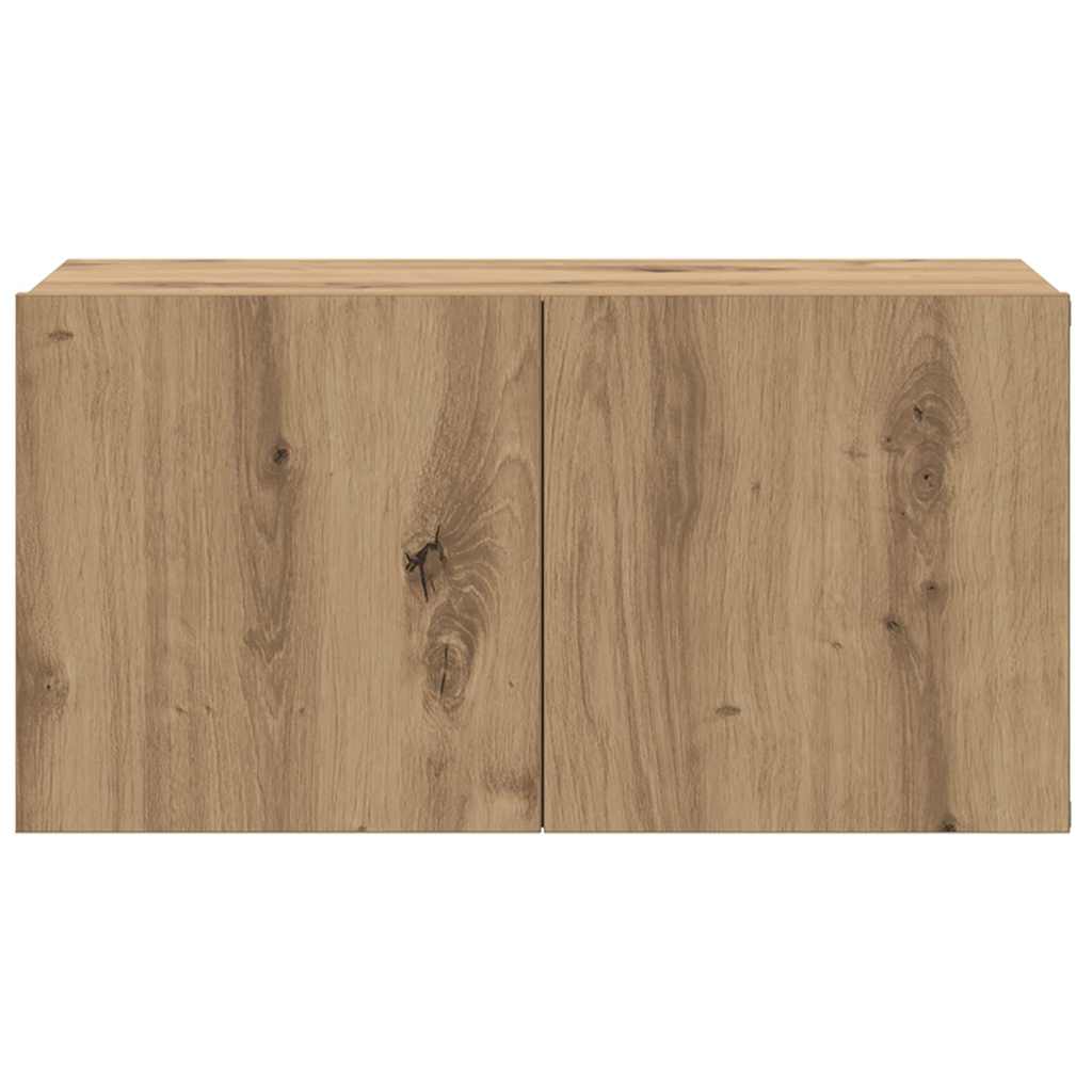 TV-Schrankset 2 pcs Braun 60 x 30 x 30 cm Holzwerkstoff