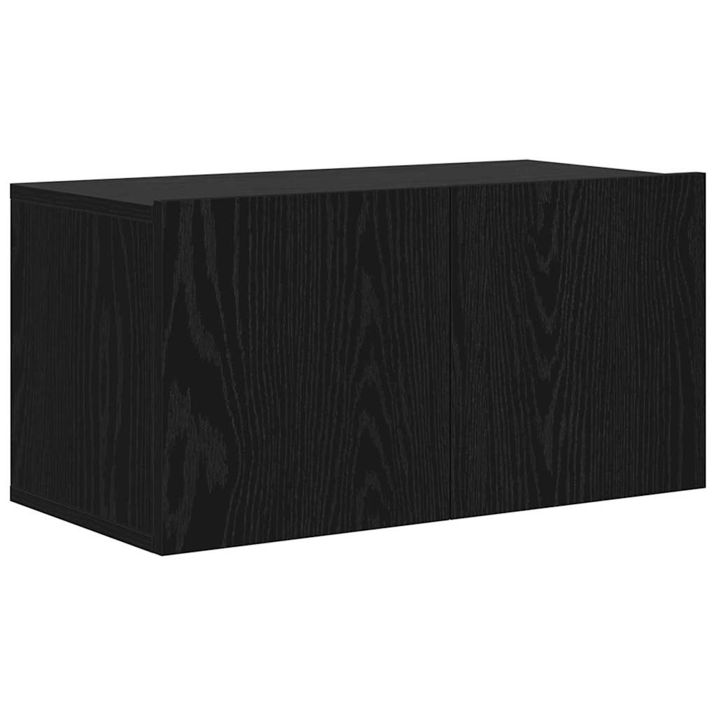 TV-Schrankset Schwarz 60 x 30 x 30 cm Holzwerkstoff