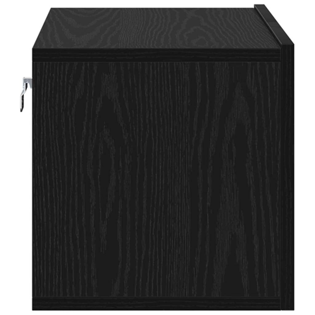 TV-Schrankset 3 pcs Schwarz 60 x 30 x 30 cm Holzwerkstoff