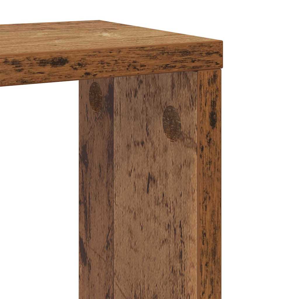 Wandregal mit Regal Wandmontiert Altholz Holzwerkstoff