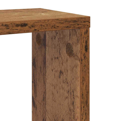 Wandregal mit Regal Wandmontiert Altholz Holzwerkstoff