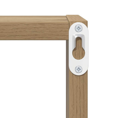 Wandregal mit Regal Wandmontiert Artisan-Eiche Holzwerkstoff