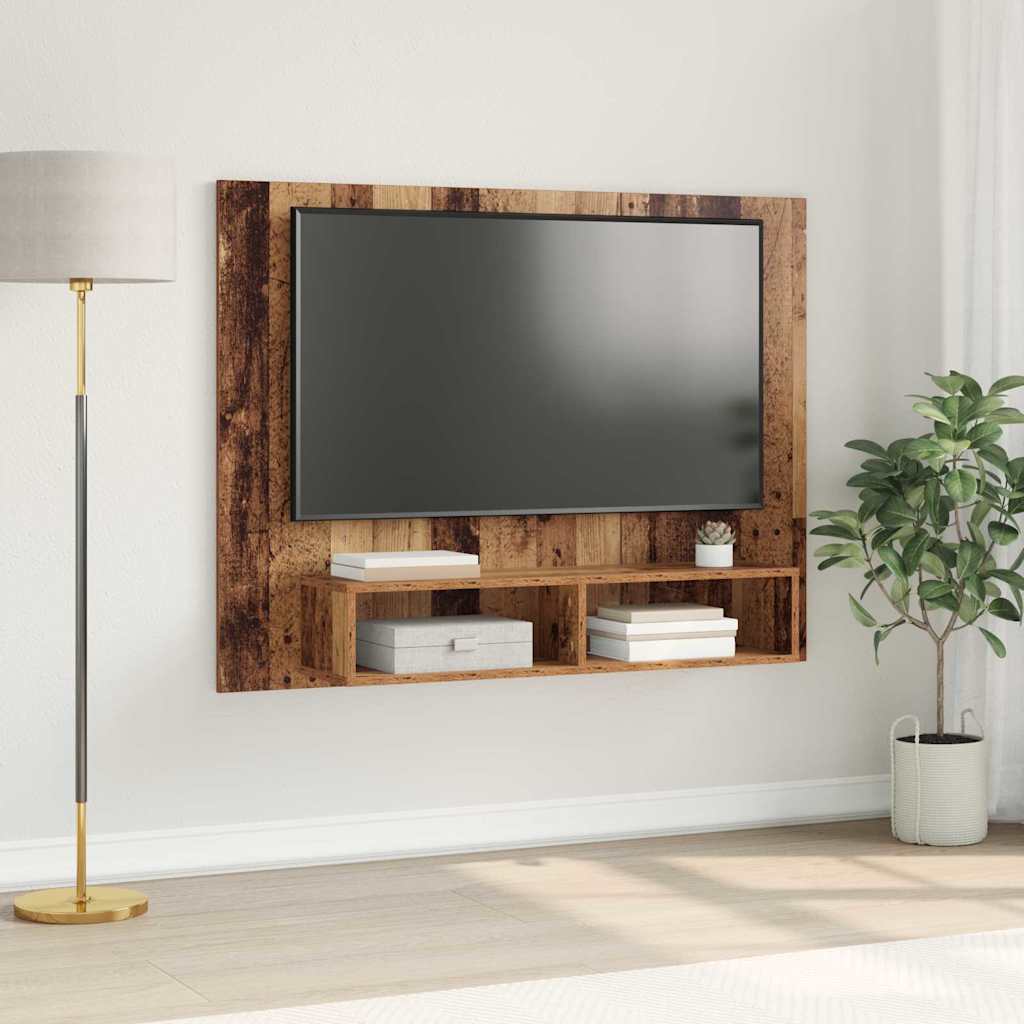 TV-Schrankset Altholz 120 x 23,5 x 90 cm Holzwerkstoff