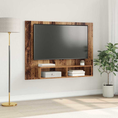 TV-Schrankset Altholz 120 x 23,5 x 90 cm Holzwerkstoff