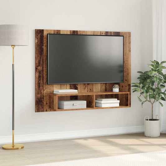 TV-Schrankset Altholz 120 x 23,5 x 90 cm Holzwerkstoff