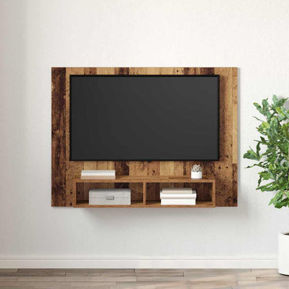 TV-Schrankset Altholz 120 x 23,5 x 90 cm Holzwerkstoff