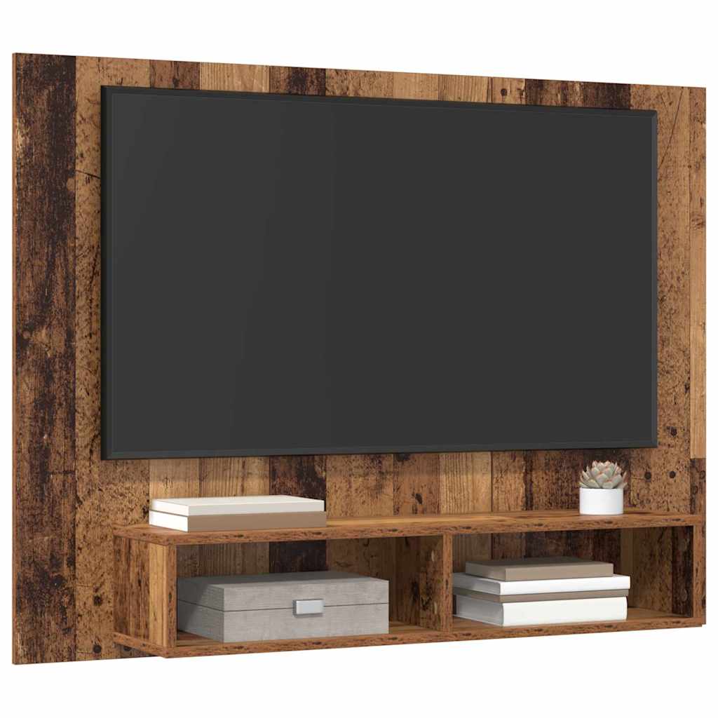 TV-Schrankset Altholz 120 x 23,5 x 90 cm Holzwerkstoff