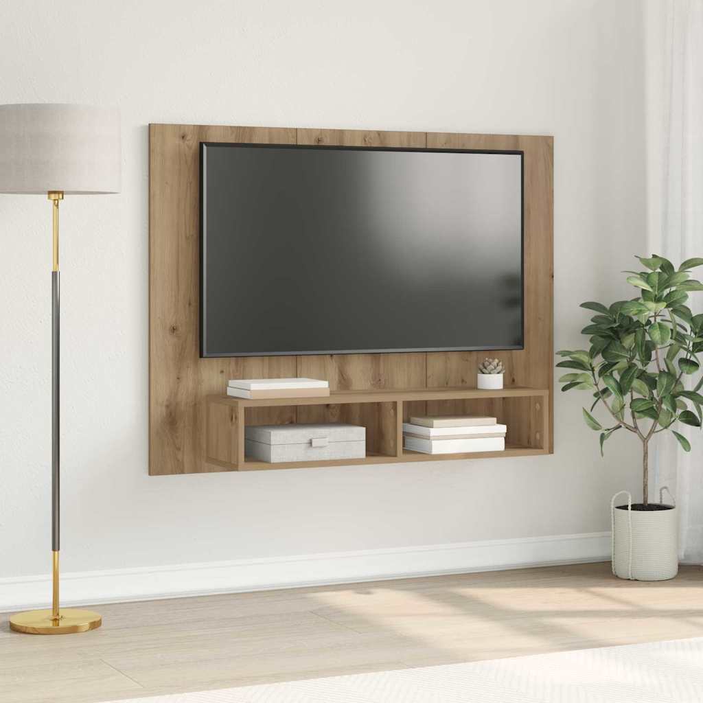 TV-Schrankset Artisan-Eiche 120 x 23,5 x 90 cm Holzwerkstoff