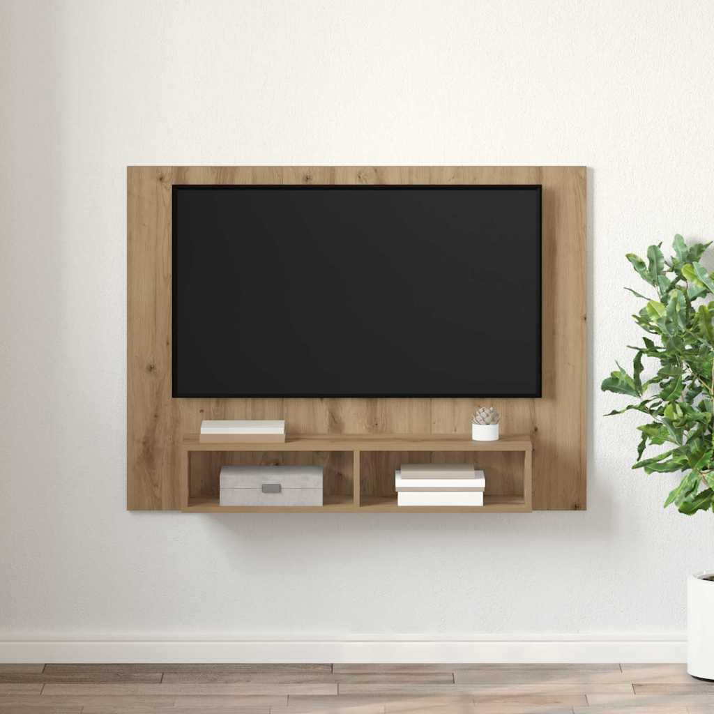 TV-Schrankset Artisan-Eiche 120 x 23,5 x 90 cm Holzwerkstoff