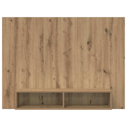 TV-Schrankset Artisan-Eiche 120 x 23,5 x 90 cm Holzwerkstoff