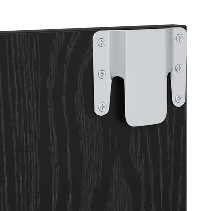 TV-Schrankset Schwarz Eichen-Optik 120 x 23,5 x 90 cm