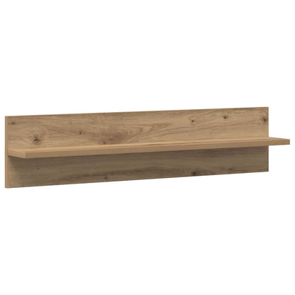 Wandregal 2 pcs Artisan-Eiche 80 x 11,5 x 18 cm Holzwerkstoff