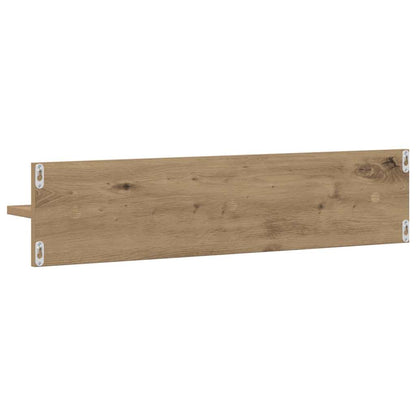 Wandregal 2 pcs Artisan-Eiche 80 x 11,5 x 18 cm Holzwerkstoff