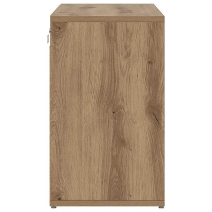 Schuhschrank Artisan-Eiche 77,5 x 30 x 51 cm Holzwerkstoff
