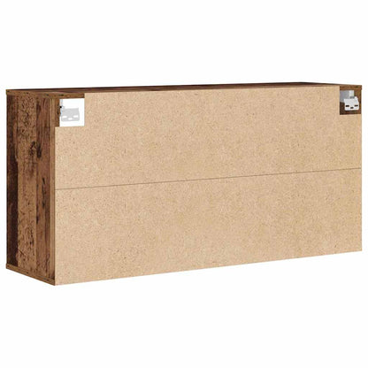 Schuhschrank mit Regal Altholz 103 x 30 x 51 cm Holzwerkstoff