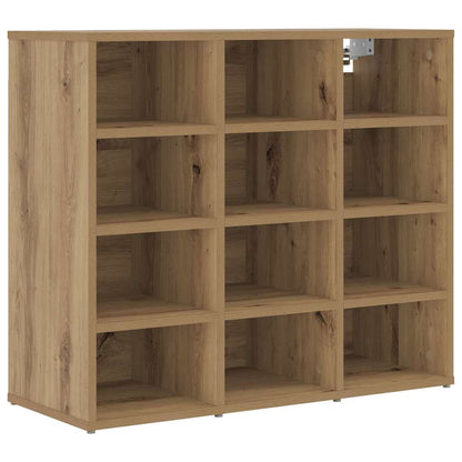 Schuhschrank Artisan-Eiche 77,5 x 30 x 67 cm Holzwerkstoff