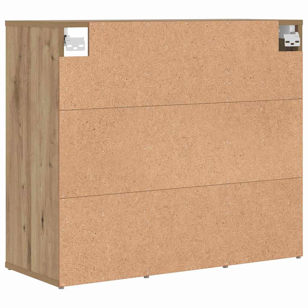 Schuhschrank Artisan-Eiche 77,5 x 30 x 67 cm Holzwerkstoff