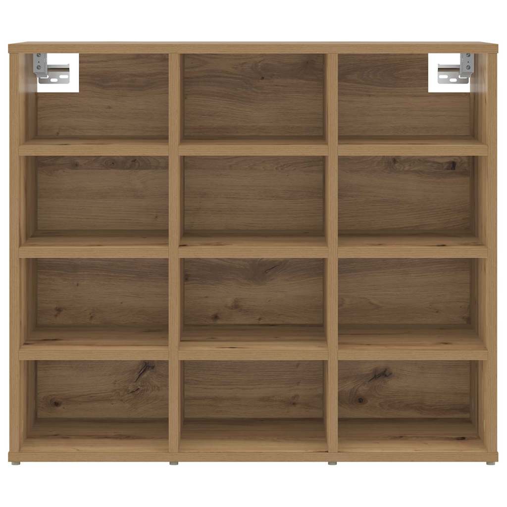 Schuhschrank Artisan-Eiche 77,5 x 30 x 67 cm Holzwerkstoff